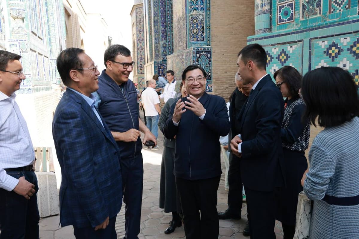 Foto: XXR madaniyat va turizm vaziri Samarqandda