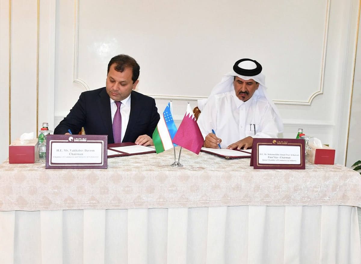 O‘zbekiston-Qatar Savdo-sanoat palatalari hamkorligida Ishbilarmonlar Kengashi tuziladi