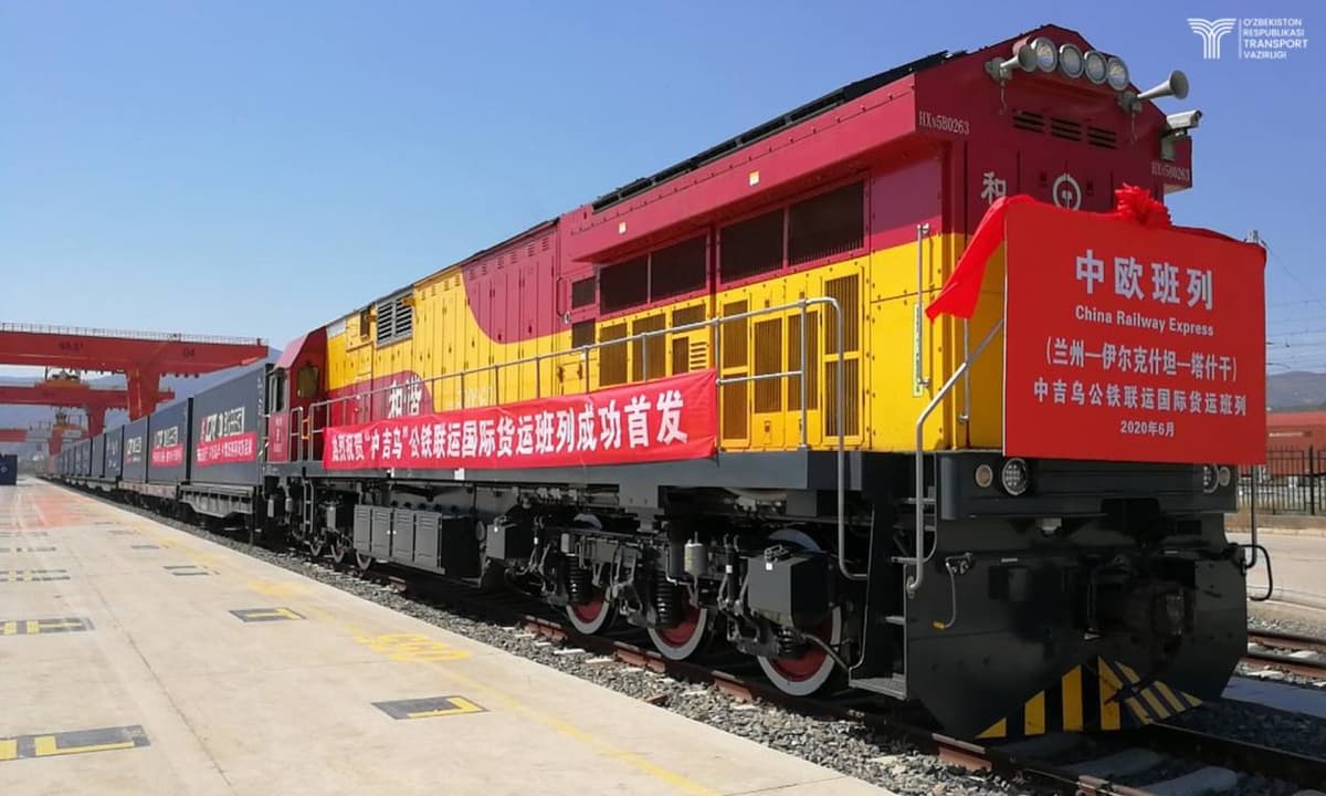 Movement of freight trains along “China-Kyrgyzstan-Uzbekistan” transport corridor launched