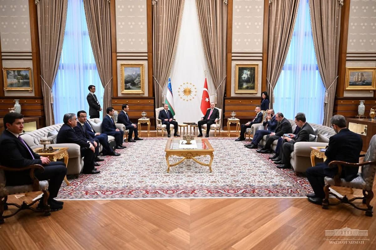 Shavkat Mirziyoyev meets with Erdoğan in Ankara