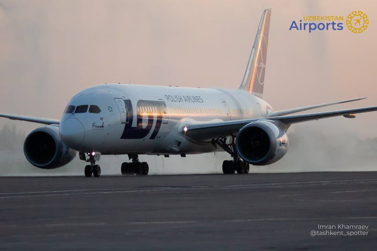 LOT Polish Airlines Polshadan O‘zbekistonga uchishni boshladi