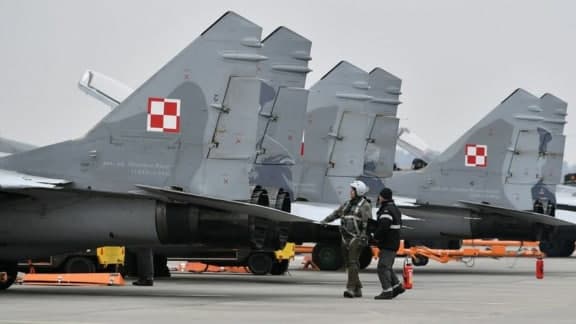 Polsha MiG-29 qiruvchi samolyotlarini Ukrainaga topshirdi