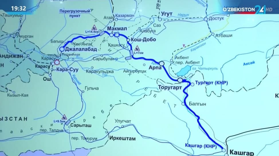 По ТВ показали маршруты крупных железнодорожных проектов и рассказали о финансировании