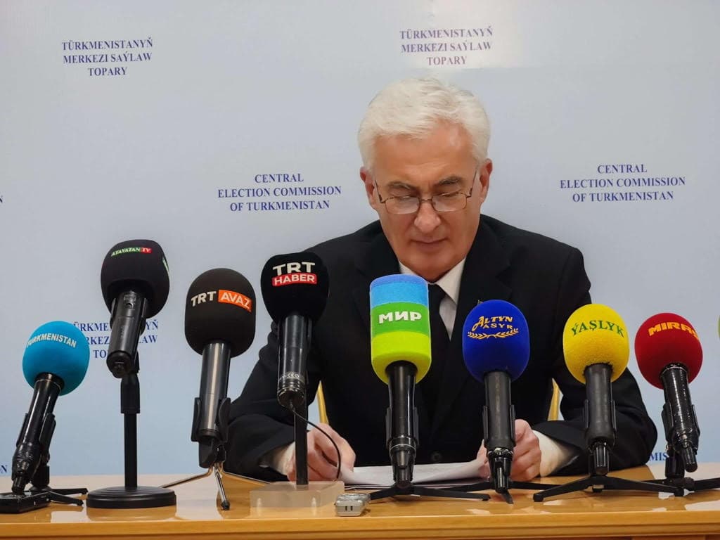 ЦИК признал состоявшимися парламентские выборы в Туркменистане