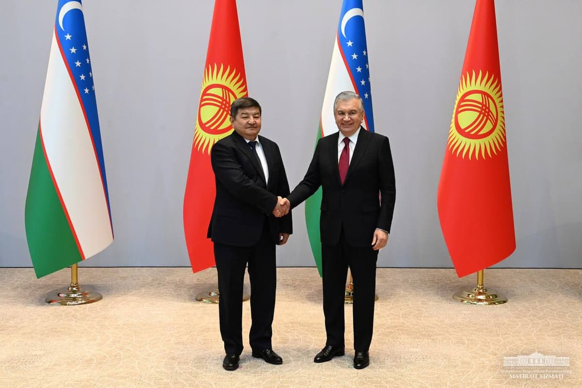 Şavkat Mirziyoyev Qirğiziston bilan kooperatsiya loyihalarini tezlaştiriş zarurligini ta’kidladi