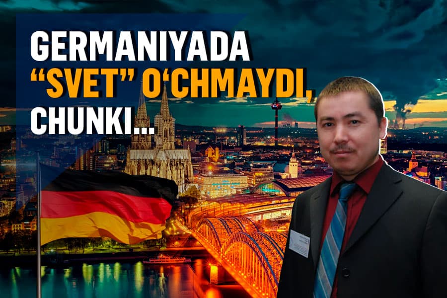 «Elektr energiyasi narxi oshirilsa, boylar ko‘proq to‘lashi lozim» – Germaniyadagi o‘zbek energetigi bilan suhbat