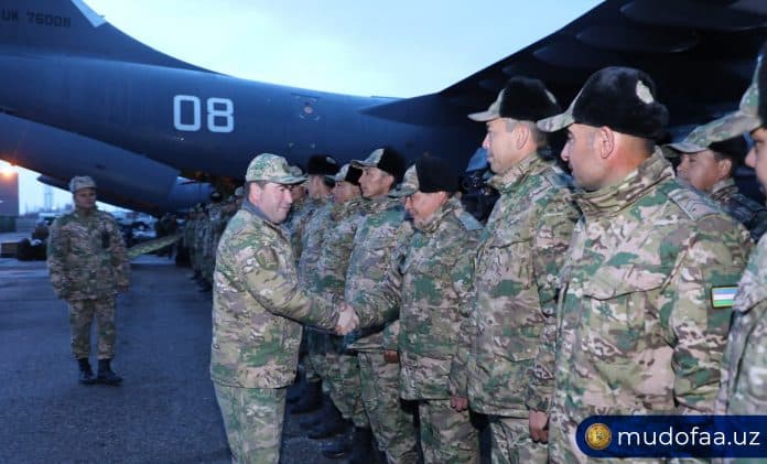 Medical detachment of Uzbekistan’s Defense Ministry returns from Turkey