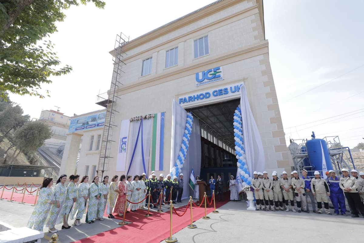 Farhod GESi modernizatsiyadan keyin ish boshladi