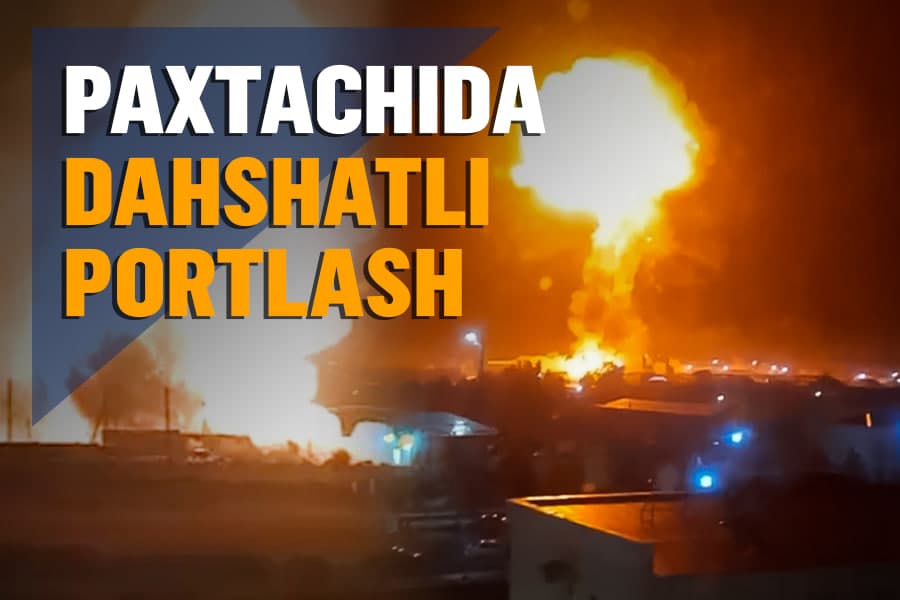 Paxtachidagi gaz to‘ldirish shoxobchasida dahshatli portlash: voqea joyidan reportaj
