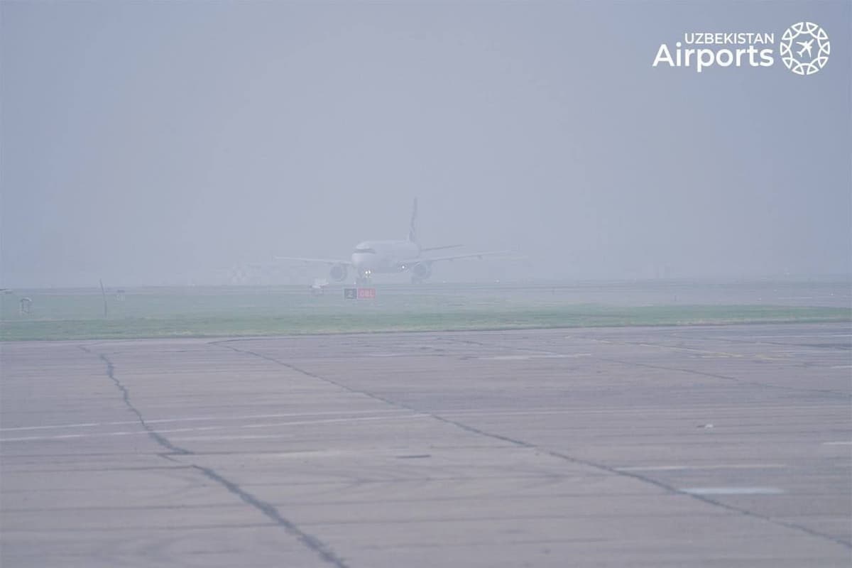 Noqulay ob-havo şaroiti Namangan va Andijon aeroportlari faoliyatini çeklab qöydi