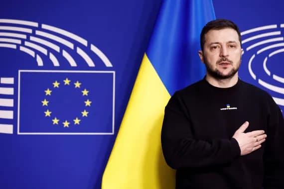 Zelenskiy Yevropa Ittifoqi favqulodda sammitida qatnashish uchun Bryusselga bordi