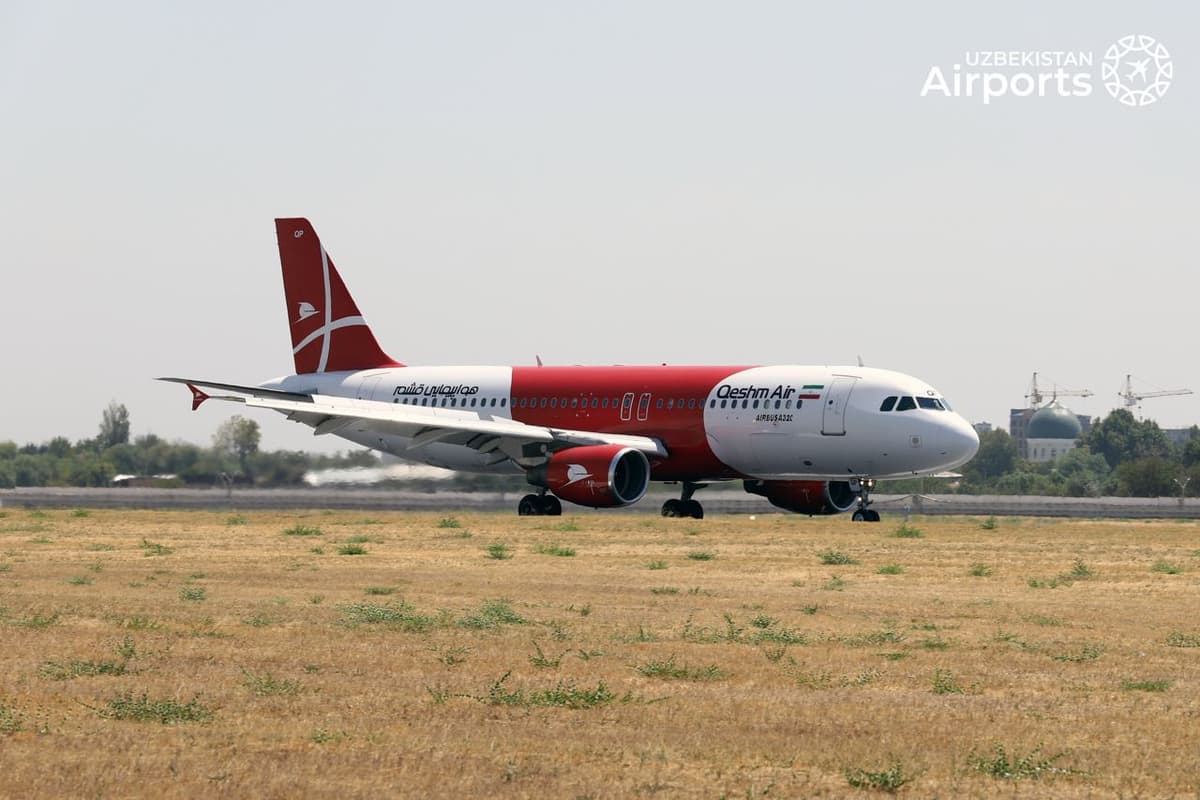 Eronning Qeshm Air aviakompaniyasi Tehrondan Toshkentga muntazam reyslarni yo‘lga qo‘ydi 