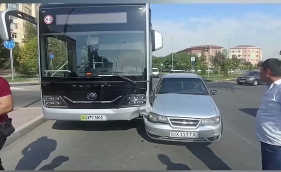 Toshkentda elektrobus va yengil avtomobil ishtirokida YTH sodir bo‘ldi