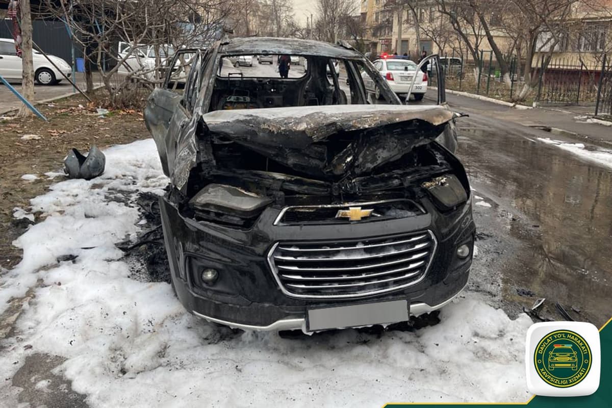 Тошкентда Captiva ёниб кетди