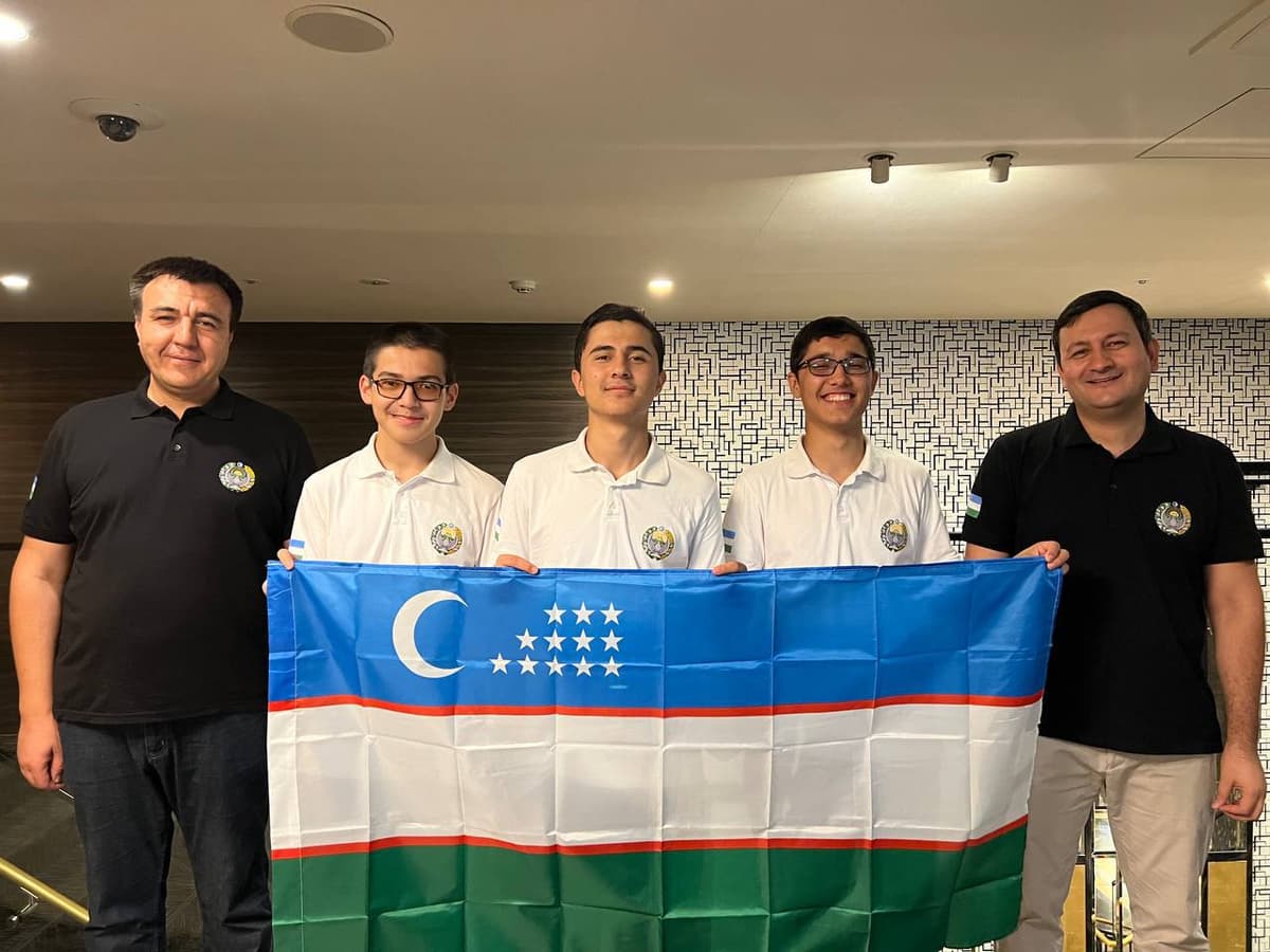 O‘zbekistonlik o‘quvchilar xalqaro matematika olimpiadasida 3 ta bronza medalini qo‘lga kiritdi