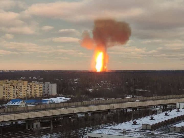 На газопроводе под Петербургом прогремел сильный взрыв