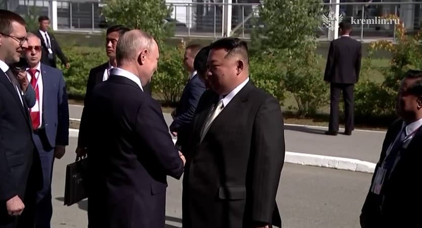 Putin va Kim Chen In «Vostochniy» kosmodromida uchrashdi