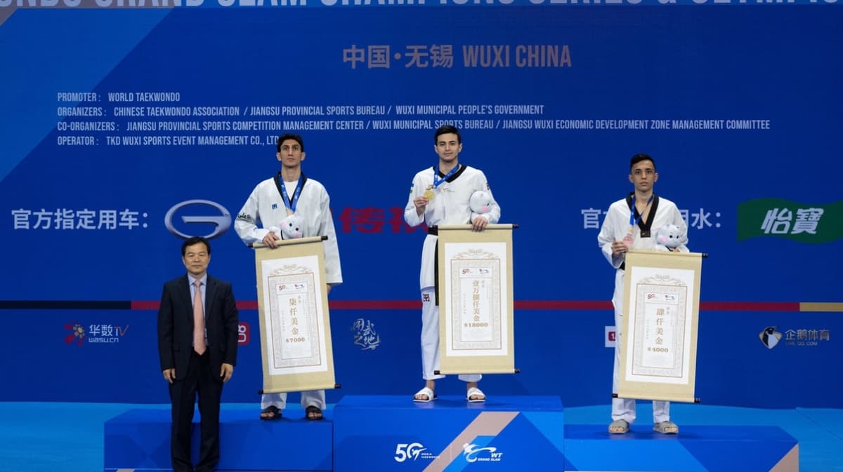 Ulugbek Rashitov wins gold at World Taekwondo Grand Slam in China