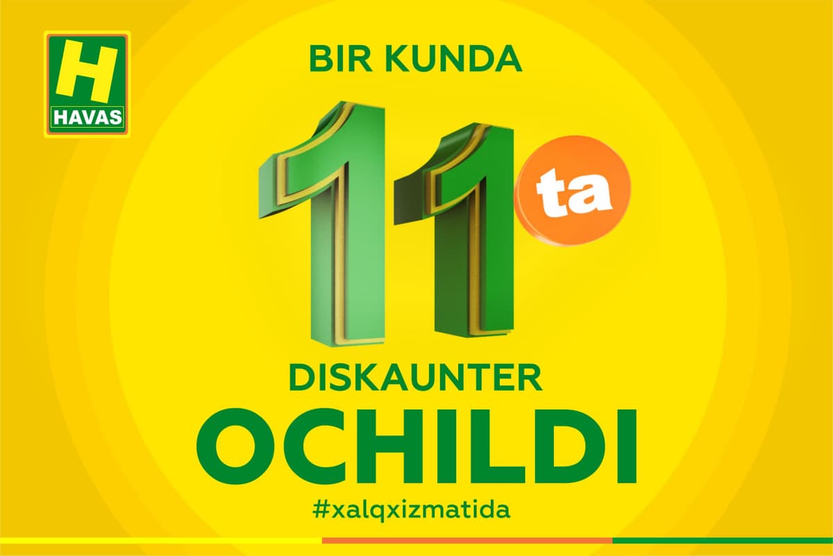 Havas tarmog‘i bir kunda 11 ta yangi do‘kon ochdi