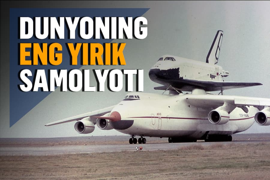 Dunyoning eng yirik samolyoti: Rossiya armiyasi yakson qilgan An-225 «Mriya»ni tiklab böladimi?