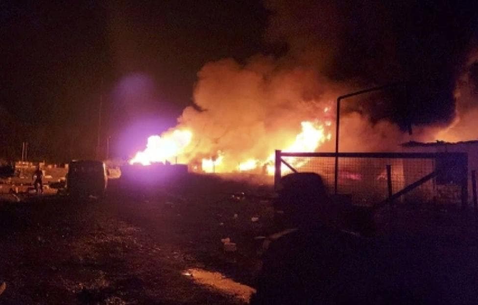 Тоғли Қорабоғдаги бензин омбори портлаши оқибатида 125 киши ҳалок бўлди.