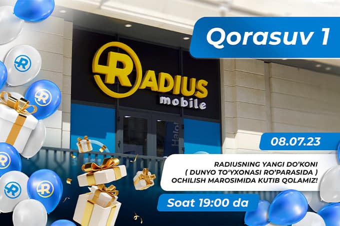 Radius - Toshkentda yangi maishiy texnika do‘koni ochilish marosimi bo‘lib o‘tadi
