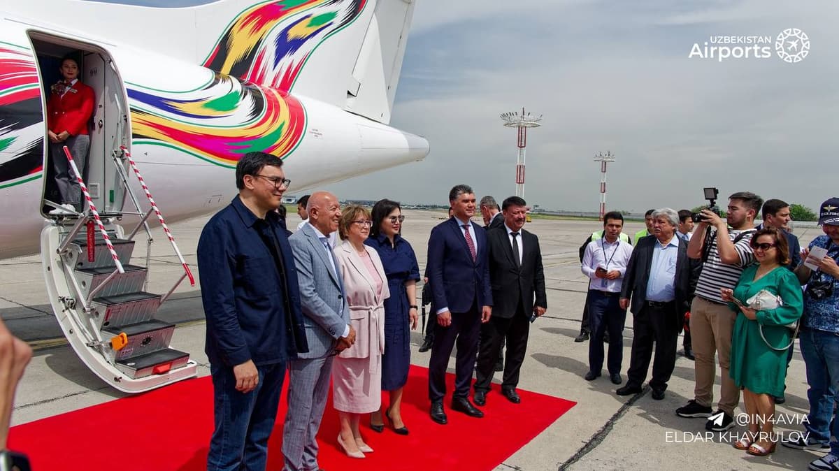 Авиакомпания Silk Avia выполнила первый демонстрационный рейс