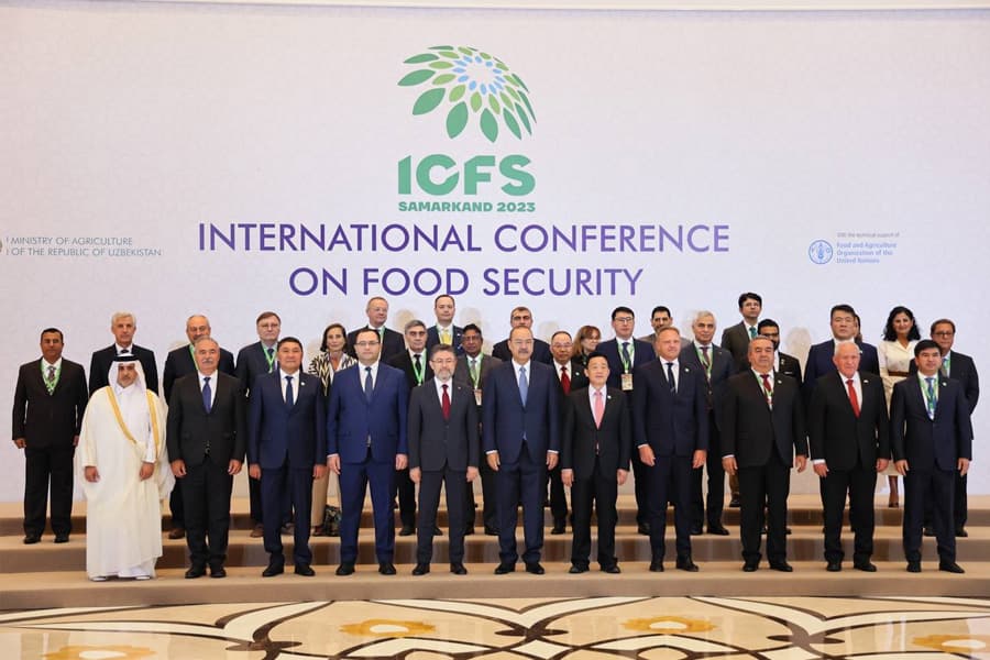 Samarqandda global oziq-ovqat xavfsizligi to‘g‘risida deklaratsiya qabul qilinadi