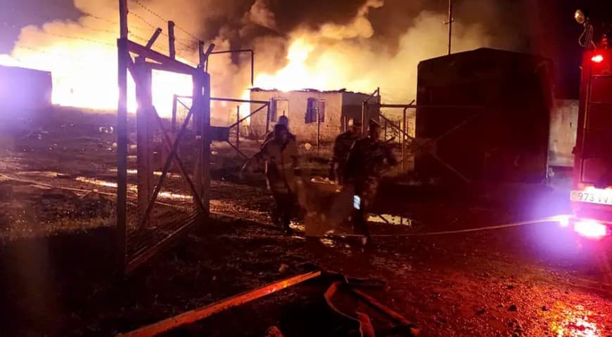 Xonkendidagi portlashda kamida 20 kishi halok bo‘ldi