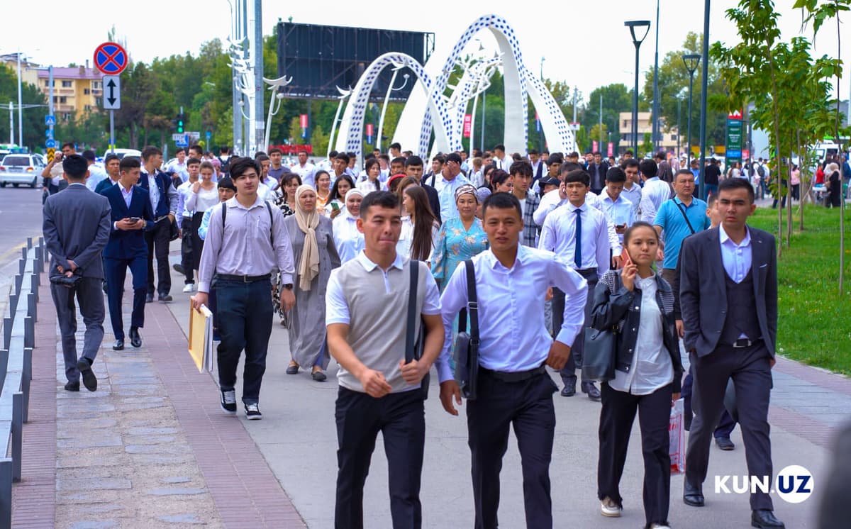 Students returned to Tashkent (photos)