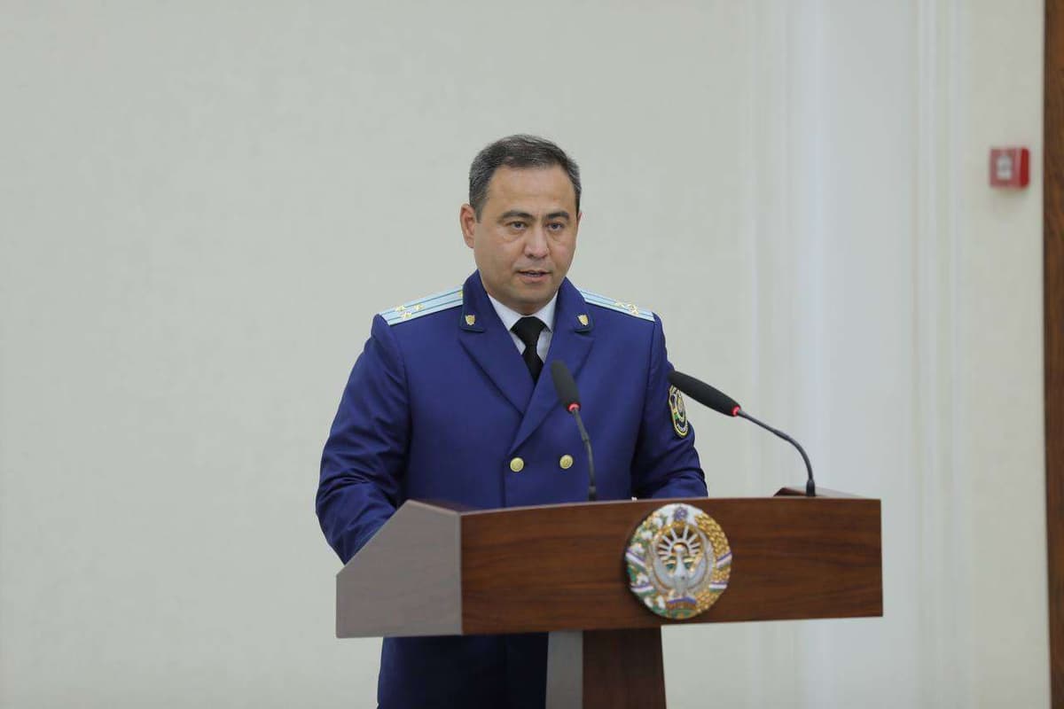 Toshkent viloyatiga yangi prokuror tayinlandi