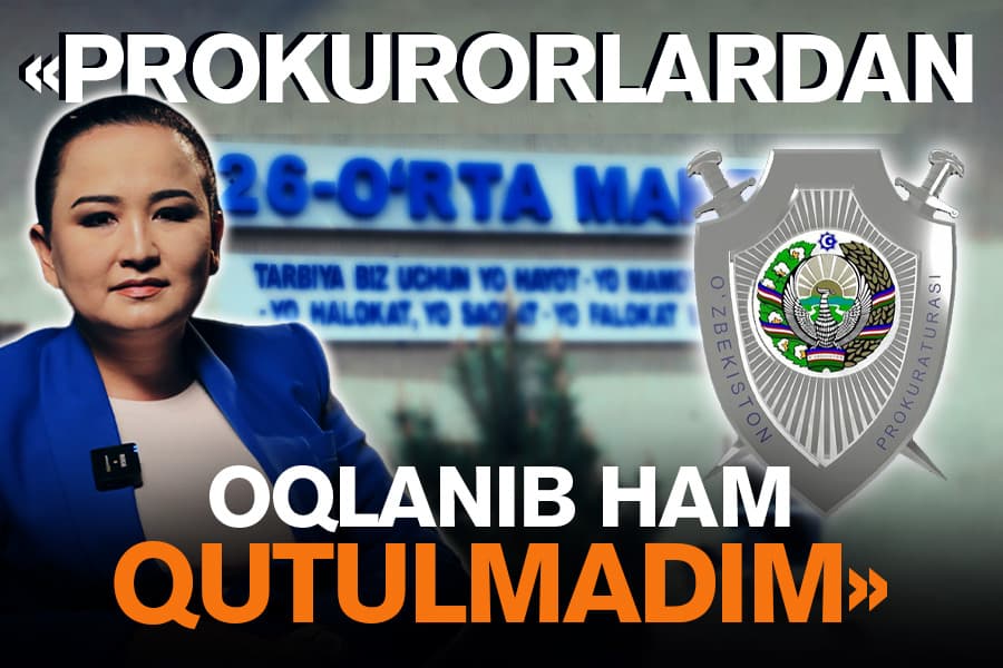 Sudda “delosi singan”ini hazm qilolmayotgan prokuratura ayol kishiga bosim qilmoqda