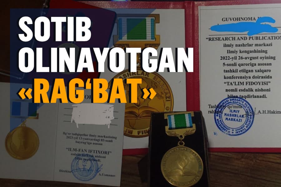 Puch sertifikatlar, sotiladigan esdalik nishoni va pedagoglarning havoga sovurilayotgan pullari. Muammoning ildizi qayerda?