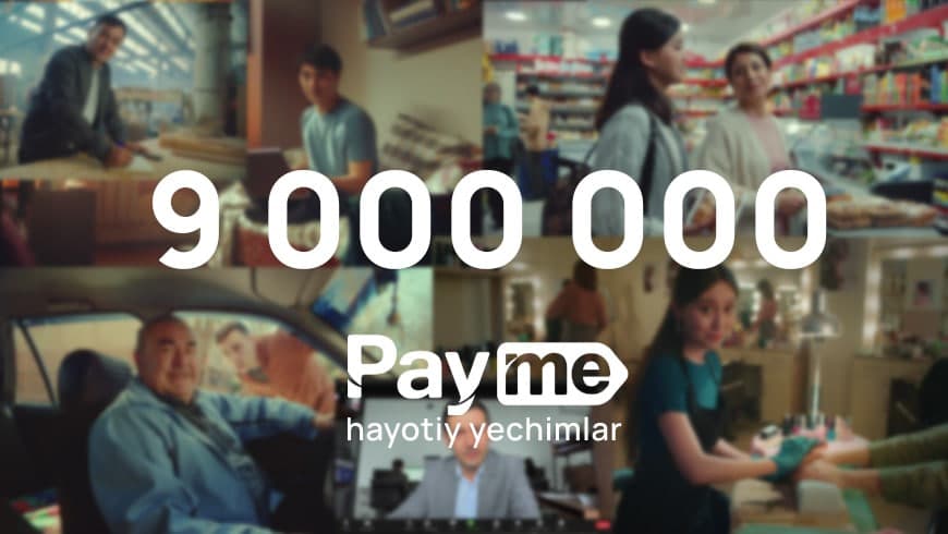 9 milliondan ortiq röyxatdan ötgan foydalanuvçilar: Payme yetti yoşda