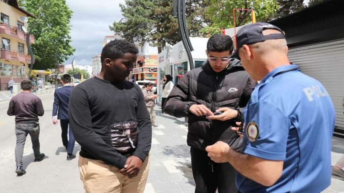 A "special raid" against illegal migration being conducted in Turkey