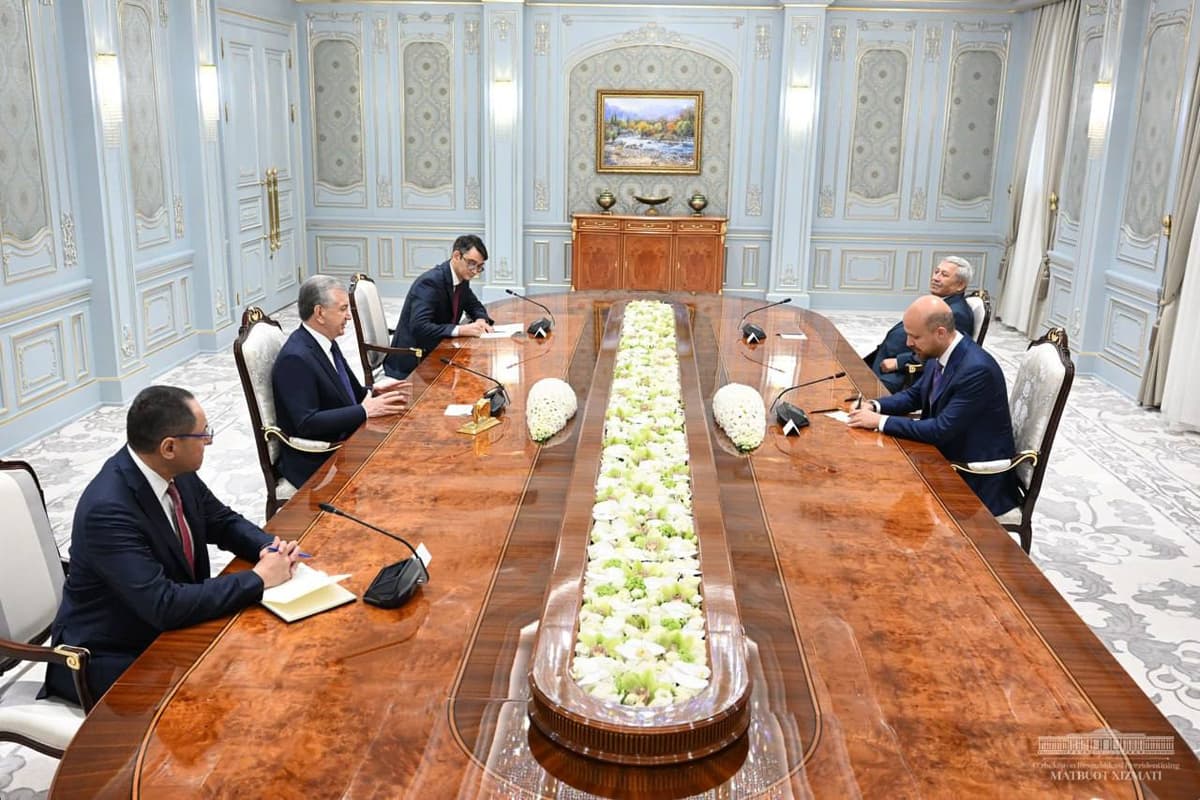 Shavkat Mirziyoyev Bilol Erdo‘g‘an boshchiligidagi delegatsiyani qabul qildi
