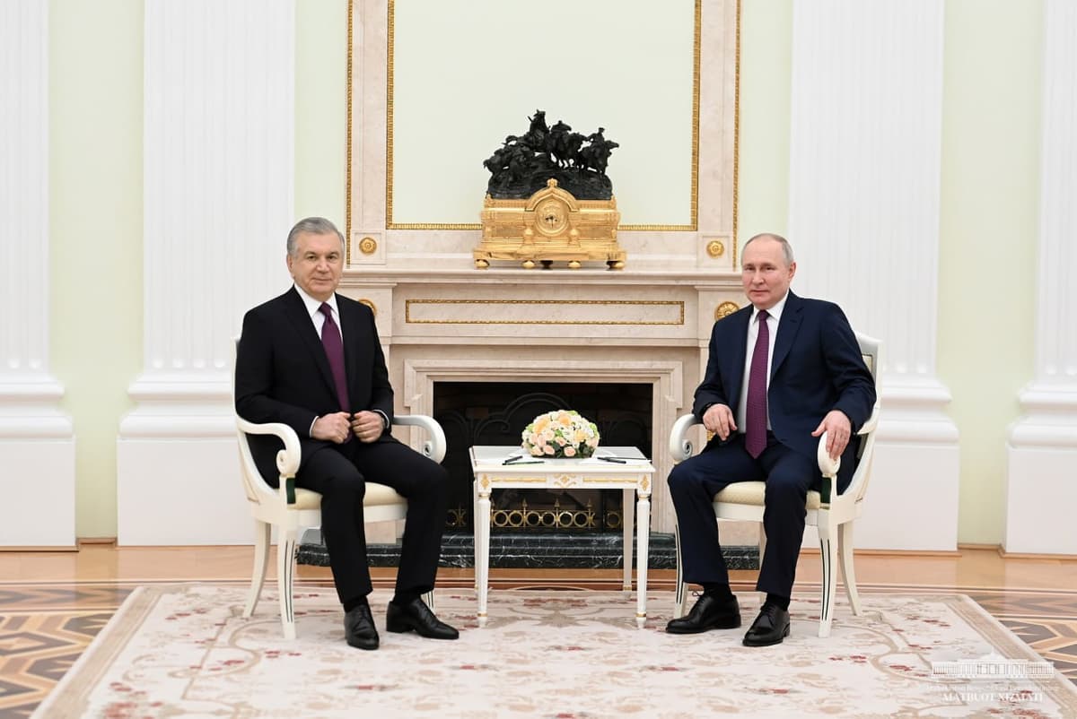 Shavkat Mirziyoyev met with Vladimir Putin in Kremlin 