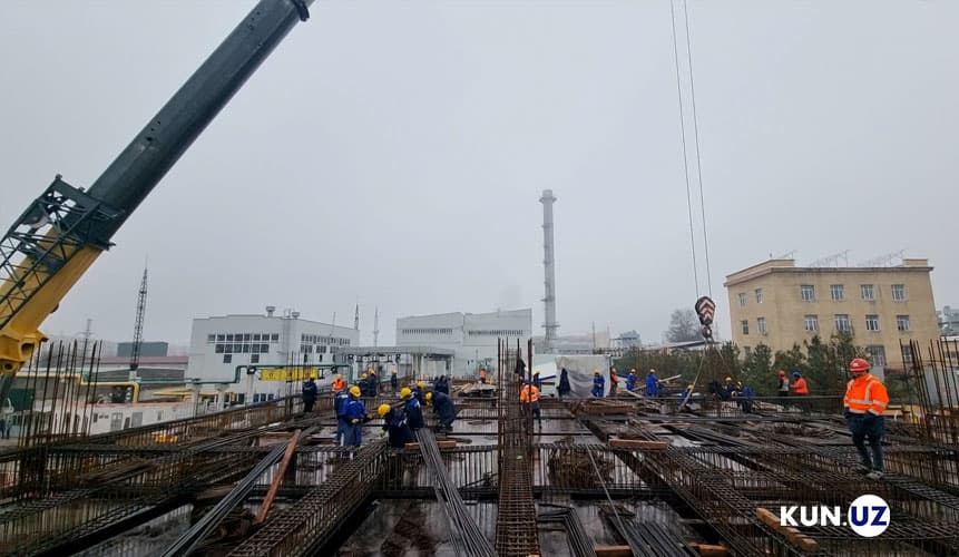 Toshkent IEMda 2ta gaz turbina qurilmasi qurilmoqda