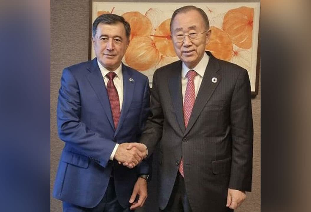 Владимир Норов Сеулда Пан Ги Мун билан учрашди