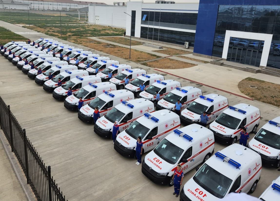 Служба скорой помощи получит еще 610 автомобилей Volkswagen Caddy