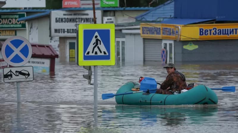 Primoreda yirik suv toshqini: Ussuriyskda to‘g‘on buzilgan
