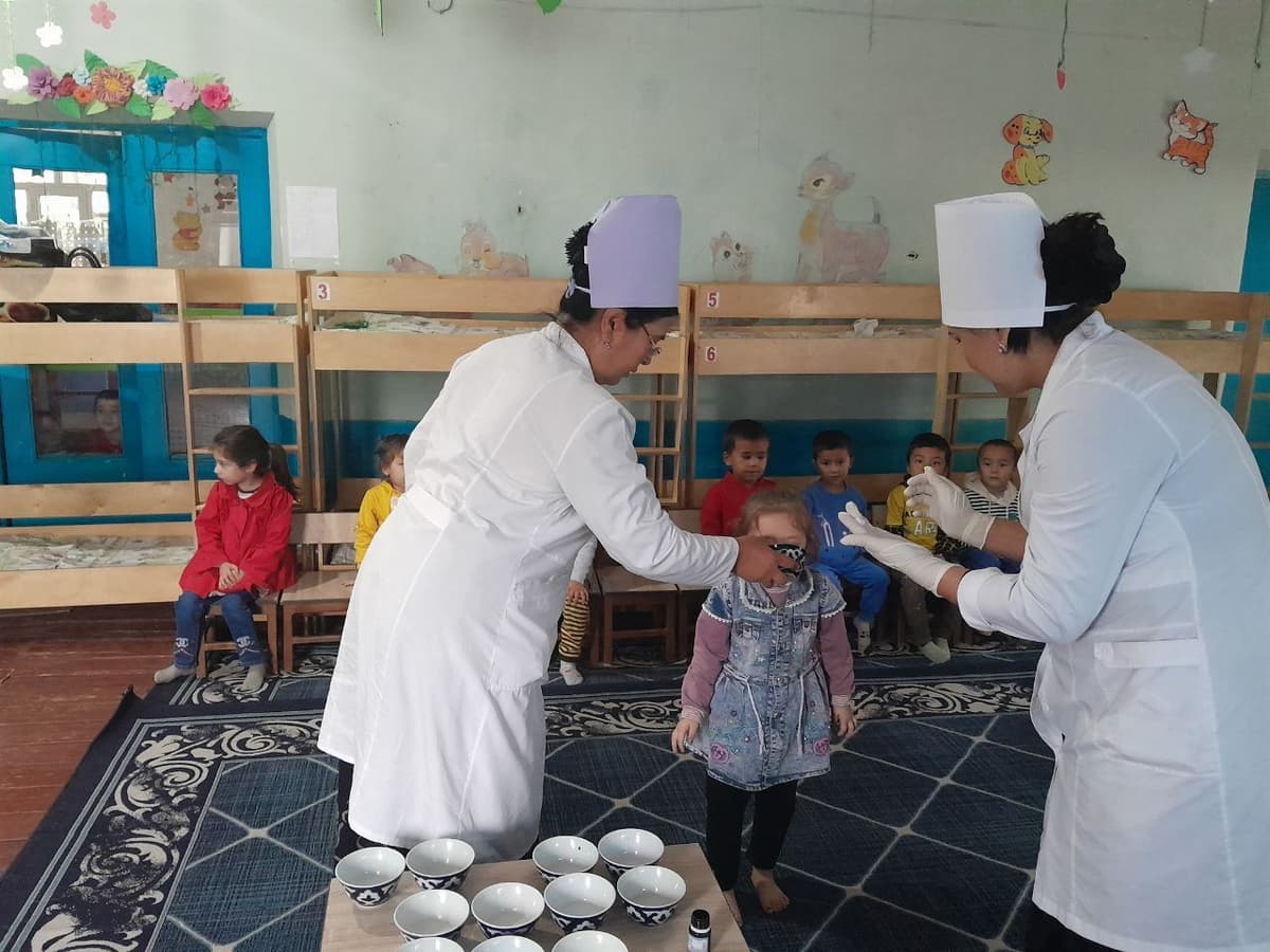 Consumption of iodine drug distributed to schools and kindergartens stopped