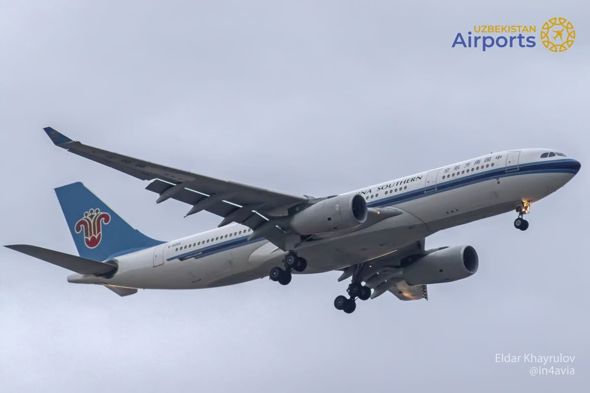 ​​Авиакомпания China Southern Airlines возобновляет рейсы между Пекином и Ташкентом