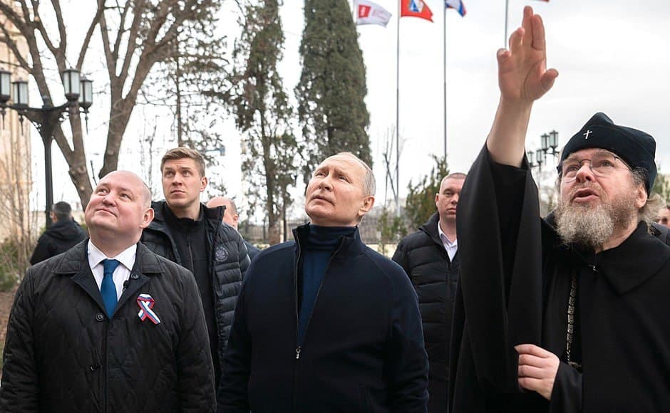 Foto: Putin urush boshlanganidan buyon ilk marta Qrimga bordi