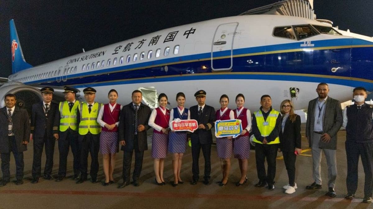 China Southern Airlines launches direct flights between Samarkand and Urumqi