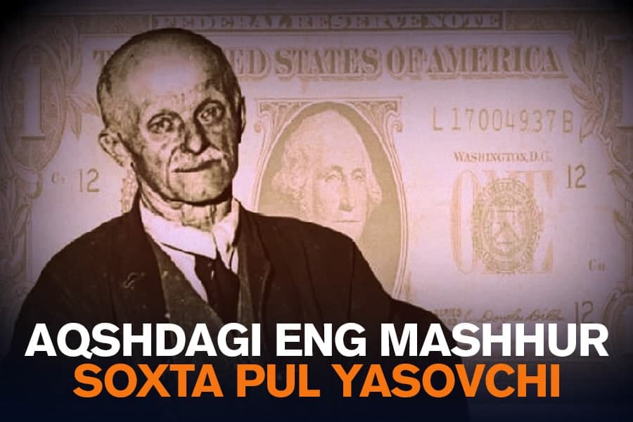 10 yil qo‘lga tushmagan jinoyatchi: AQSh tarixidagi eng mashhur soxta pul yasovchi nega faqat 1 dollarlik pullar yasagandi?