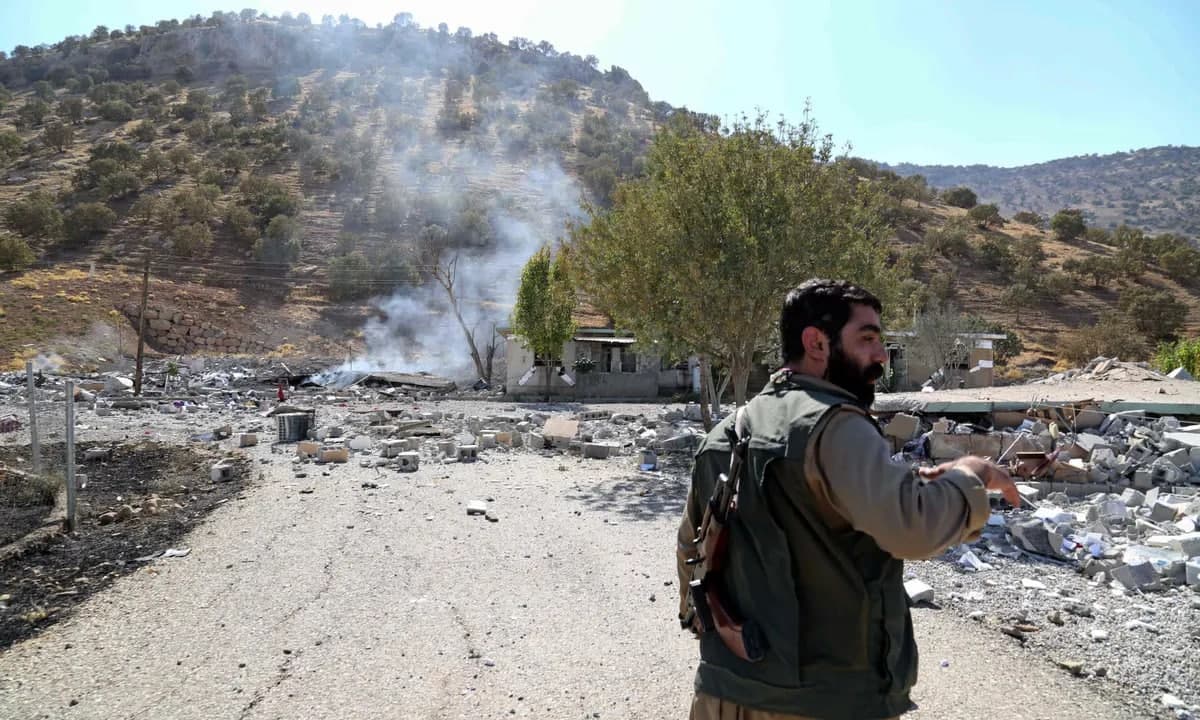 Eron Iroq şimolidagi kurd-eron guruhlarini öqqa tutdi