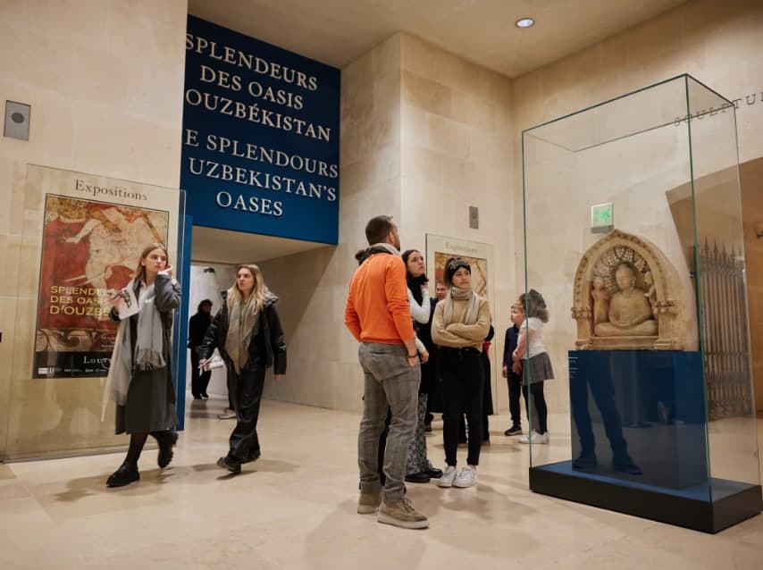 Exhibitions of Uzbekistan organized in Louvre: Millions of people around the world have opportunity to see the great history with their own eyes