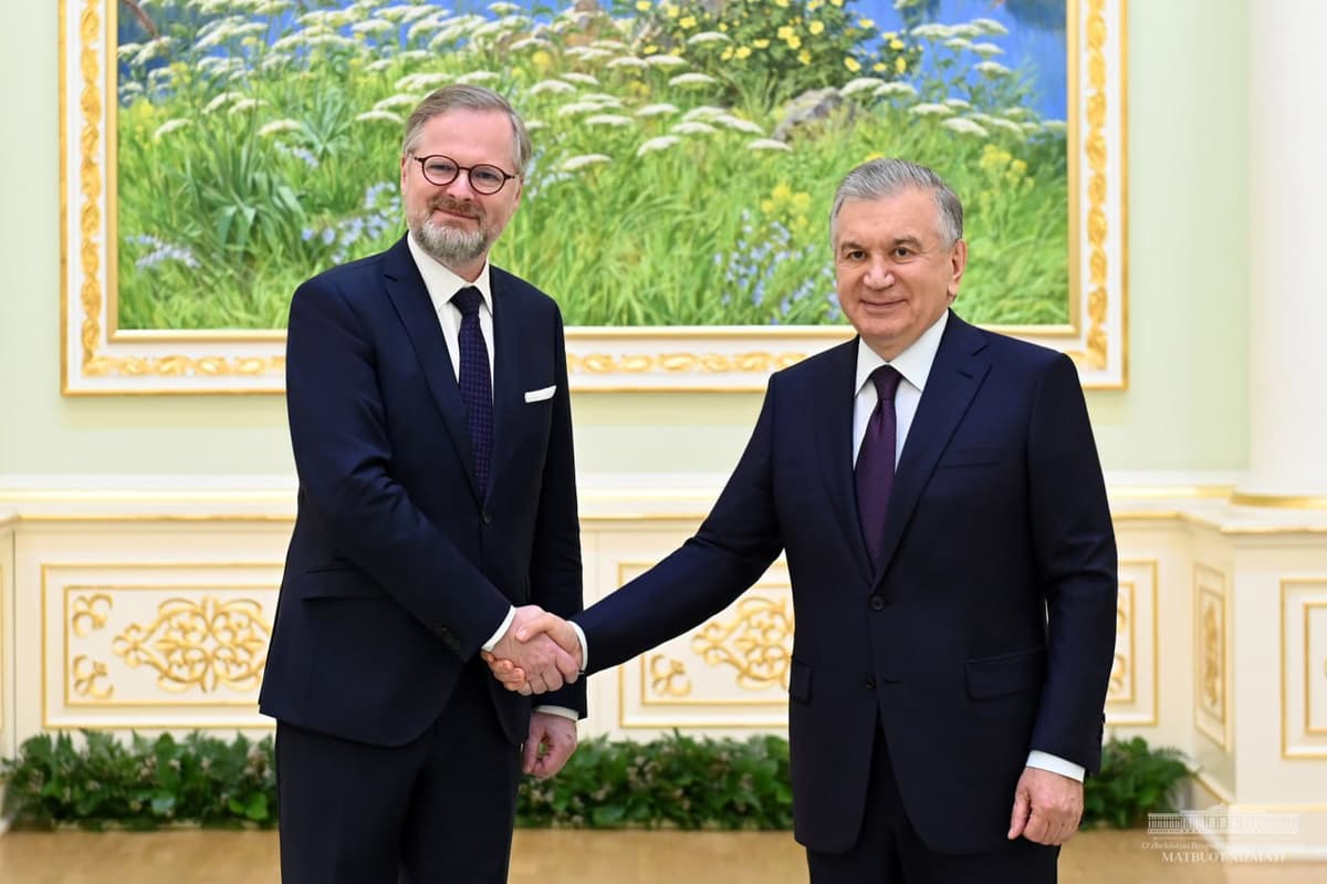 Shavkat Mirziyoyev Chexiya hukumati delegatsiyasini qabul qildi