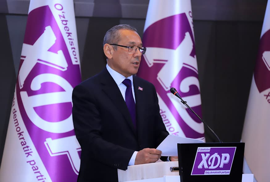 People’s Democratic Party approves its candidate for presidency of Uzbekistan and his program